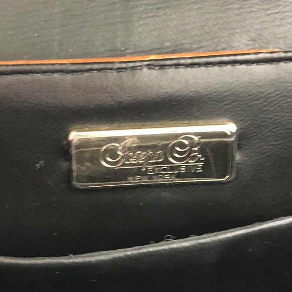 New York & Company Joseph B. Exclusive Leopard Brown Leather Shoulder Bag Purse - Picture 6 of 9